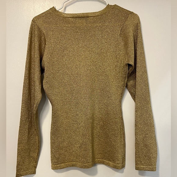 Michael Kors gold sweater. Petite small. - Picture 6 of 6